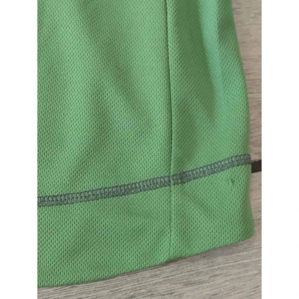 Alo Yoga‎ Sport Green 1/4 Zip Hooded Pullover Long Sleeve Athletic Top Large
